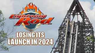 Lightning Rod Replacing its Launch with a Chain Lift in 2024 | Why this is a Good Change