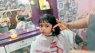 how to baby hair cut/haircutting (मराठी मध्ये),🥰