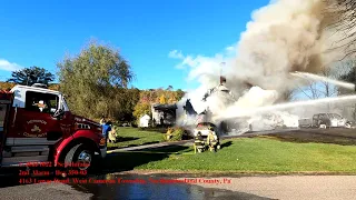 20231022 2nd Alarm Lower Road West Cameron Township Northumberland County, Pa