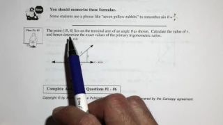 Math 20 1 Trigonometry Lesson 2