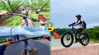 Fat Bike pani ke upar chala diya 😲