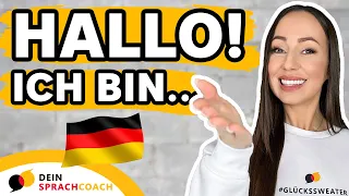 SICH VORSTELLEN AUF DEUTSCH🇩🇪(Tipps | Tricks | Redemittel | Deutsch im Beruf)