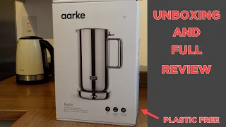 Aarke Stainless SteelTemperature Control Electric Kettle Unboxing and Review