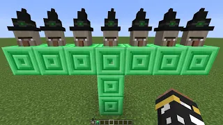 what if you create a LONG WITCH BOSS in MINECRAFT