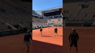 Rafael Nadal | Watch his first practice session | Roland Garros 2021