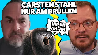 Carsten Stahl brüllt und brüllt und brüllt ... ohne Verstand