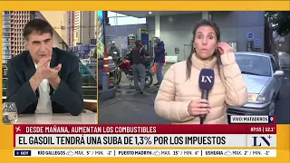 Desde mañana, aumentan los combustibles: por los impuestos, la nafta subirá 1%