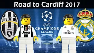 Road to Cardiff • Champions League Final 2017 • Juventus vs Real Madrid • Lego Football Film