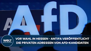 WAHL IN HESSEN: Antifa veröffentlicht Privatadressen von Kandidaten der AfD