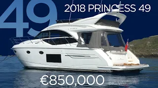 2018 Princess 49 'Seaduced' | Luxury Flybridge Motor Yacht | FOR SALE in Estepona, Spain