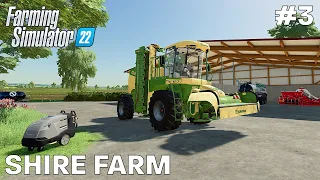 GRASS AND HAY SEASON! | FS22 Timelapse Gameplay - Shire Farm | Farming Simulator 22 | Episode 3