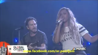Eddie Vedder feat. Beyoncé - Redemption Song @Global Citizen Festival 2015