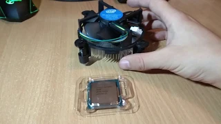 Распаковка процессора Intel pentium Gold G5600