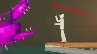 Shark Attack in People Playground!