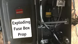 Exploding Electrical Fuse Box prop