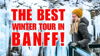 Winter in Banff: EPIC Johnston Canyon + Lake Louise Tour in Banff, Canada!