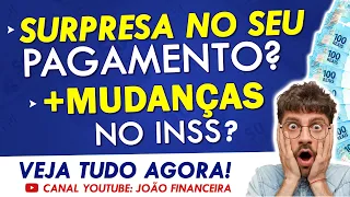 NOTICIAS! Surpresa no pagamento?! + Mudanças no INSS? Cartão crédito? Salario VEJA TUDO AGORA!