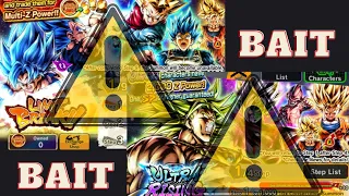 WARNING! ⚠️ BAIT BANNERS DETECTED! SUMMON AT YOUR OWN RISK! (Dragon Ball Legends)