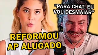 INFLUENCER REFORMOU AP ALUGADO E SE DEU MAL | Cortes luideverso