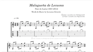 Malagueña de Lecuona (1) | Paco de Lucía (1947 -2014) | TAB