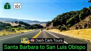 Santa Barbara to San Luis Obispo - 4K