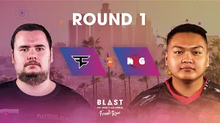 BLAST Pro Series Los Angeles 2019 - Front Row - Round 1 - FaZe Clan Vs. NRG