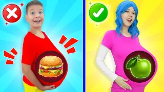 Healthy Food vs Junk Food Song + more Kids Songs & Videos with Max