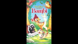 Opening to Bambi UK VHS (1994)