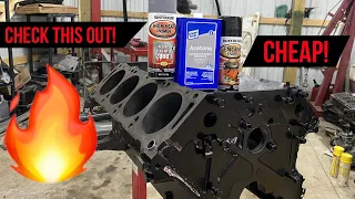 How to clean and paint an engine block! 390FE