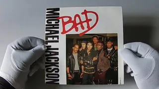 Michael Jackson - BAD (Vinyl Single) 1987 Unboxing 4K HD | MJ Show and Tell