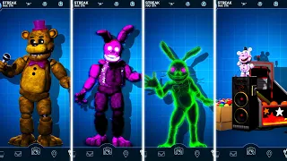 FNAF AR Extra Animatronics Jumpscare & Workshop Animations