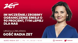 Urszula Zielińska: Im wcześniej zrobimy ograniczenie emisji o 90 procent, tym lepiej dla nas