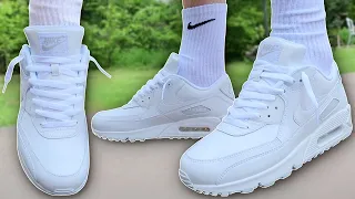 How To Lace Nike Air Max 90s Loosely (BEST WAY!)