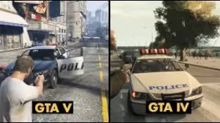 GTA 5 vs GTA 4 NPC's (Comparison)