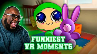 The FUNNIEST VR Moments of 2021 (so far) REACTION - @Mullyy