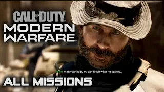 CALL OF DUTY MODERN WARFARE - Full Game Walkthrough (1080p 60fps) No Commentary