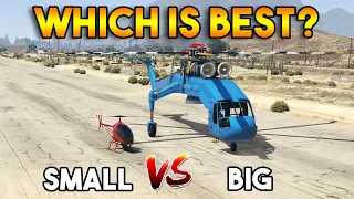 GTA 5 ONLINE : SMALL HAVOK VS BIG SKYLIFT (WHICH IS BEST HELICOPTER?)