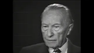 Günter Gaus im Gespräch mit Konrad Adenauer (1965)