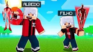 ALBEDO virou MEU PAI no MINECRAFT! ‹‹ P3DRU ››