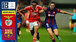 HIGHLIGHTS | Benfica vs. Barcelona -- UEFA Women's Champions League 2023-24 (Español)