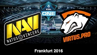 Navi vs VP Game 3 ✓ ESL One Frankfurt 2016