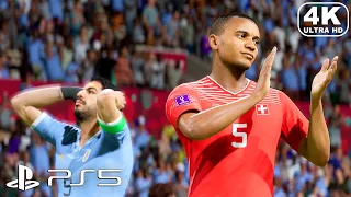 FIFA 23 World Cup PS5 - Uruguay vs Switzerland | World Cup 2022 Round of 16 (4K ULTRA HD PS5)