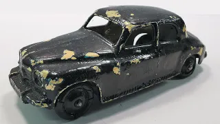 Dinky custom restoration of Rover 75 No 140 B. Year 1951 toy cast model.