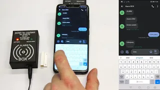 ALARM BOX uzbrojenie/rozbrojenie SMS'em