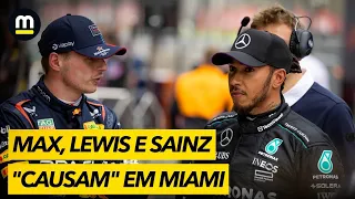 ÚLTIMAS: Max FLERTA com Mercedes, Lewis 'RECEBE' Newey, Sainz no "TUDO OU NADA" e Horner REAGE! Zhou