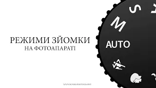 04. Режими зйомки на фотоапараті і як їх налаштовувати. Робота в режимі "М"