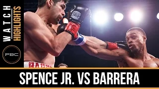 Spence Jr. vs Barrera HIGHLIGHTS: Nov. 28, 2015 - PBC on NBC