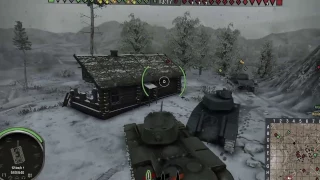 Один бой на Кв-1.World of Tanks.