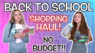 BACK TO SCHOOL SHOPPING HAUL! *NO BUDGET*