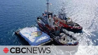 Aid ship carrying 200 tonnes of food for Gaza sailing from Cyprus